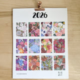 2026 FLORAL CALENDARS