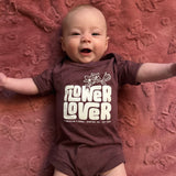 FLOWER LOVER BABY ONESIE