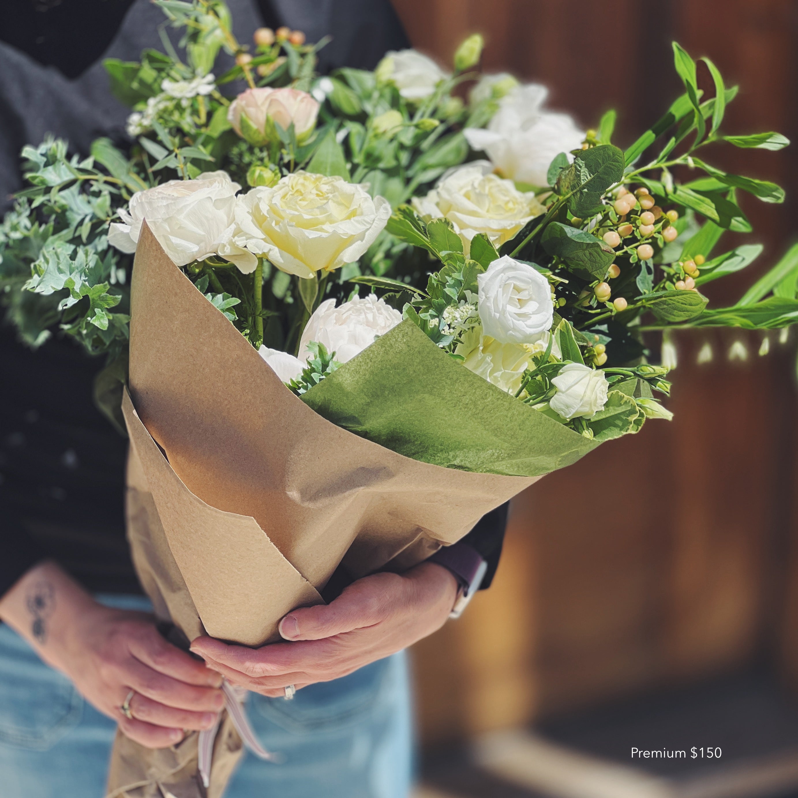 Presentation bouquet for a graduation or performance.