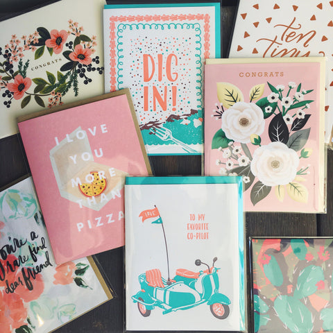 Greeting cards by independent designers.